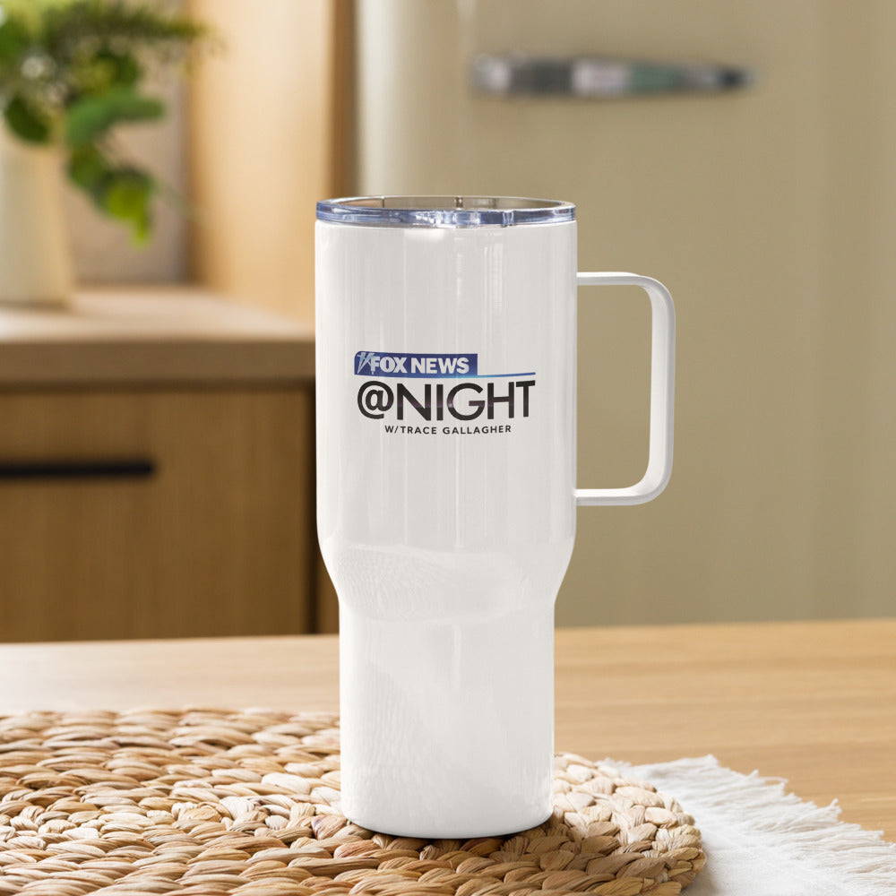 The *FOX News @ Night* logo crisp and centered on the patriotic Common Sense travel drinkware.