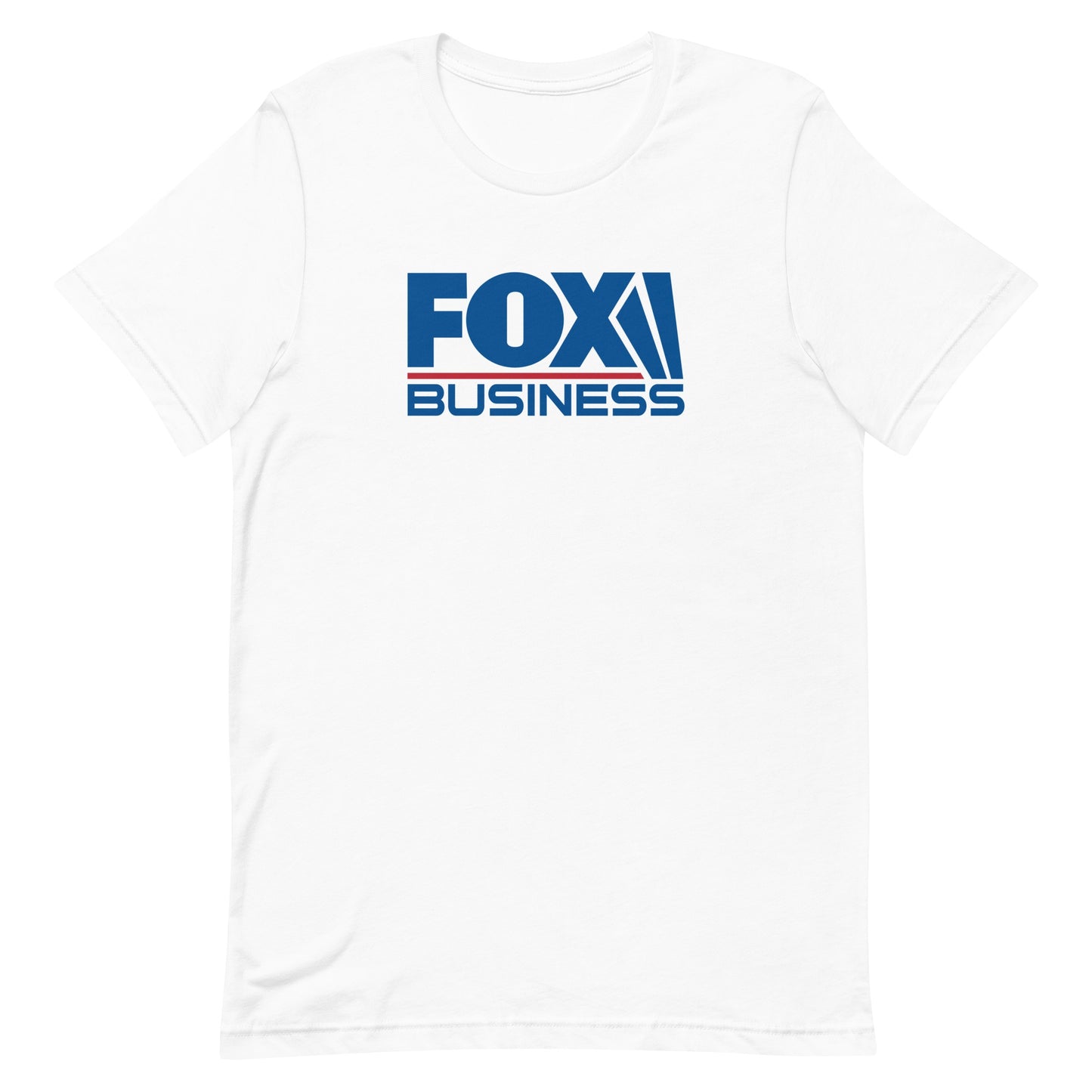 The FOX Business Logo Unisex Tee displayed neatly against a clean studio background.