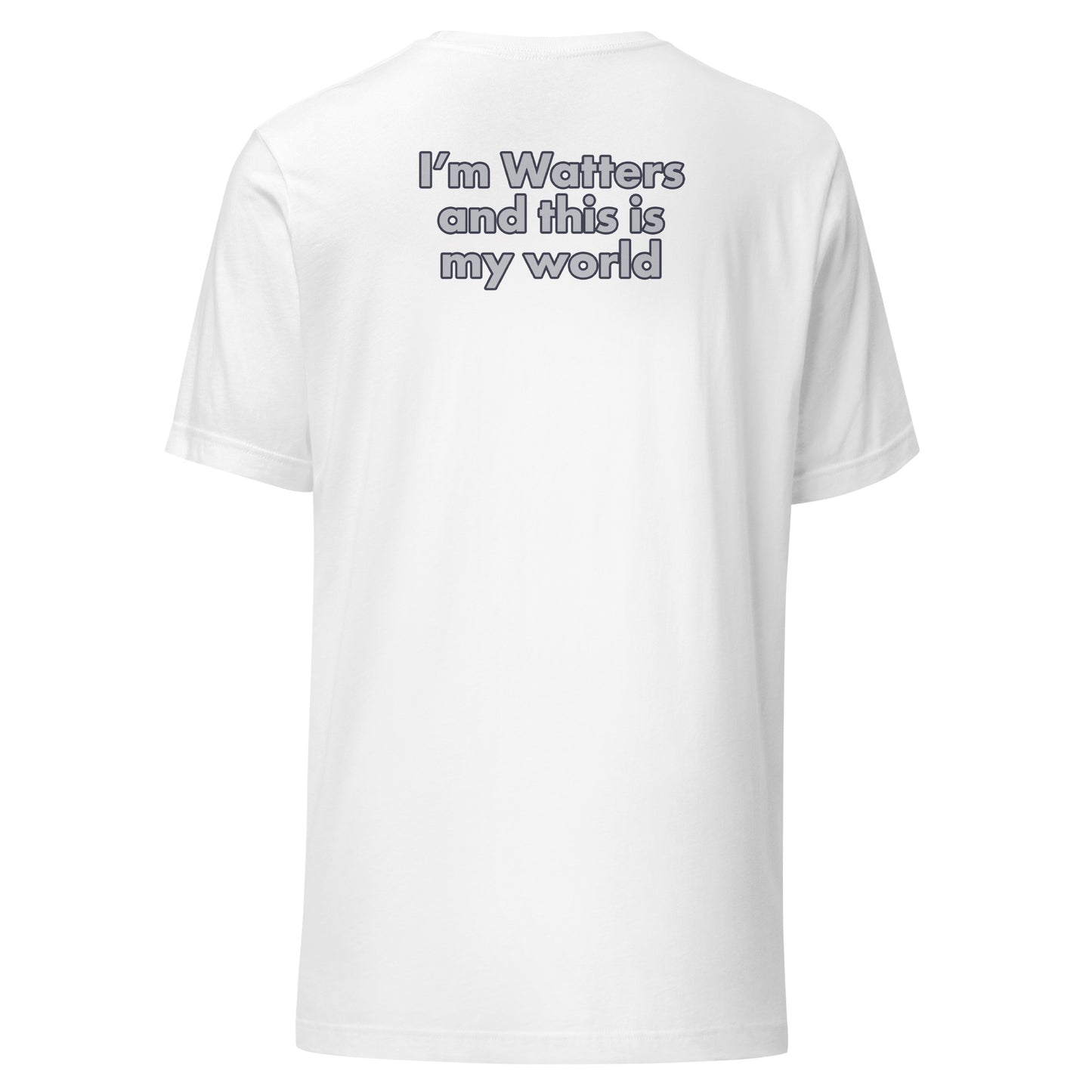 Full view of the Dark Grey Heather Jesse Watters Primetime Logo T-Shirt variant for FOX News fans.