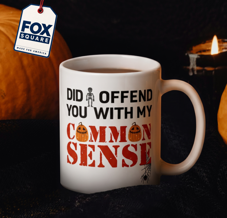 <p>SHOP THE NEW HALLOWEEN COMMON SENSE MUG NOW</p>