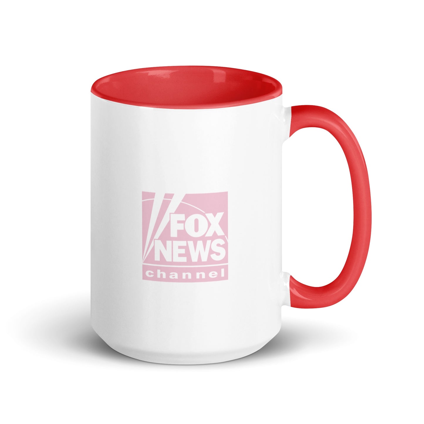The 11 oz and 15 oz variants of the FOX News Love, Mom Mug displayed together.