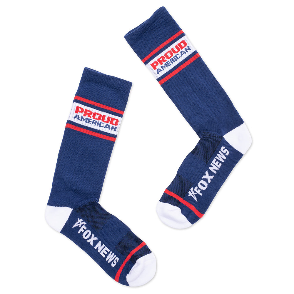 FOX News Proud American Athletic Socks