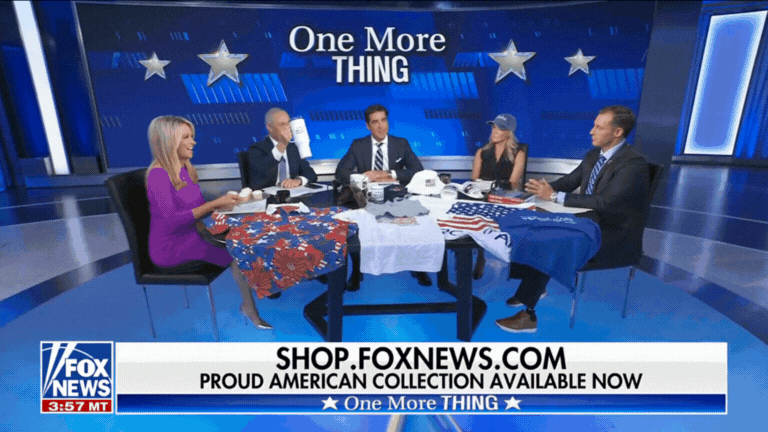 The FOX News America Travel Mug shown from multiple angles highlighting its sleek design.