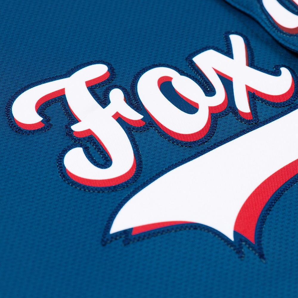 Front view of the unisex FOX News Sports jersey against a clean, professional background.