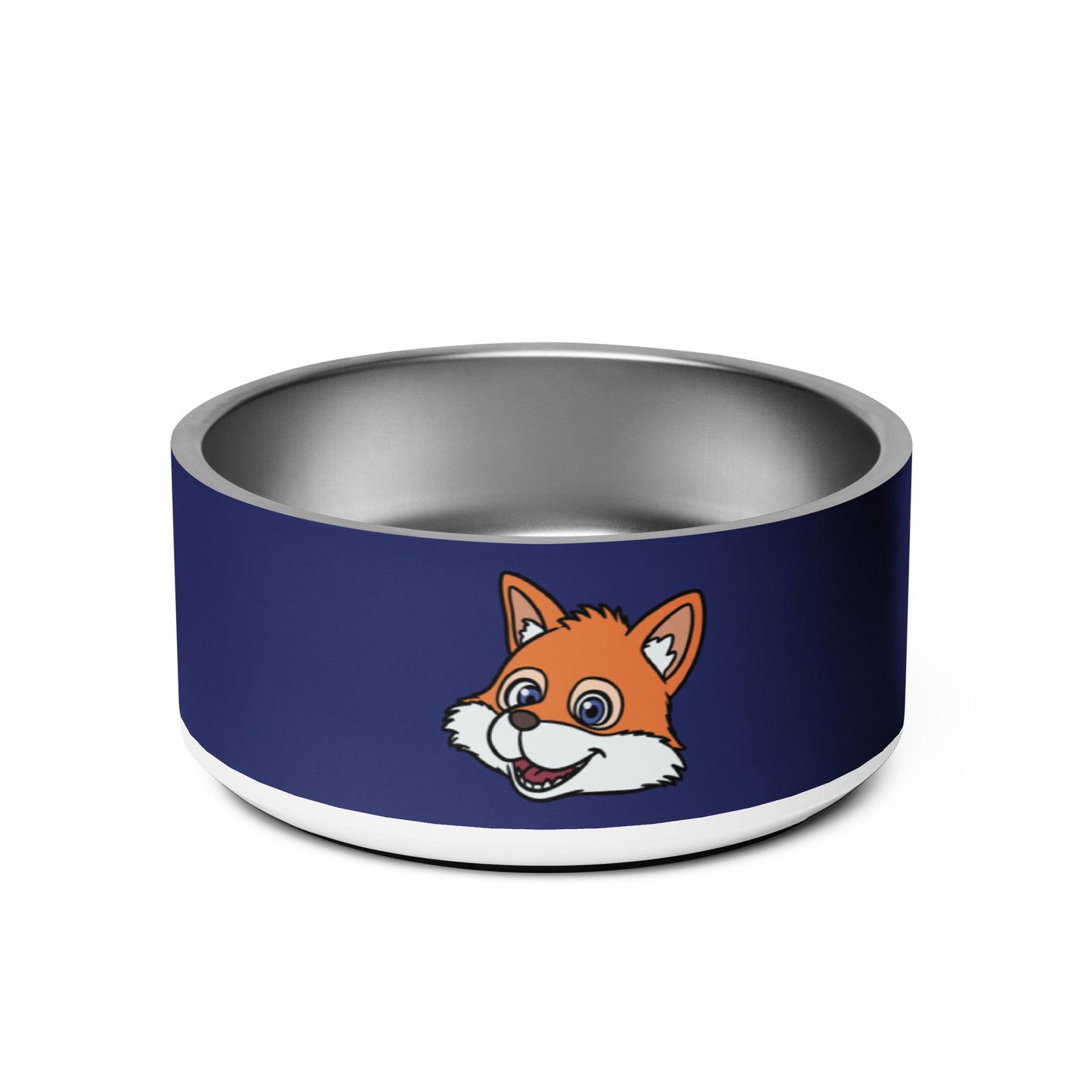 A side-by-side comparison of the 18 oz and 32 oz FOX Weather pet bowls.