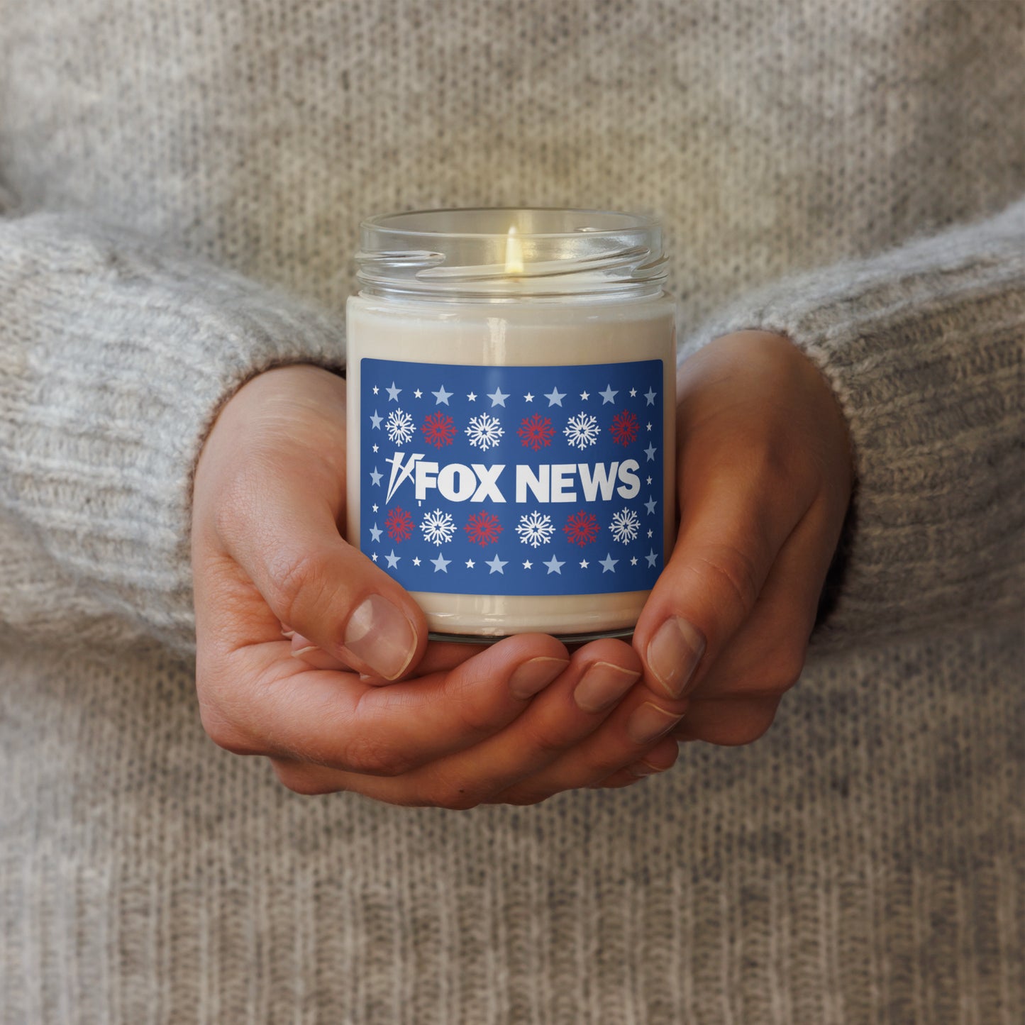 FOX News Holiday Snowflakes Scented Candle