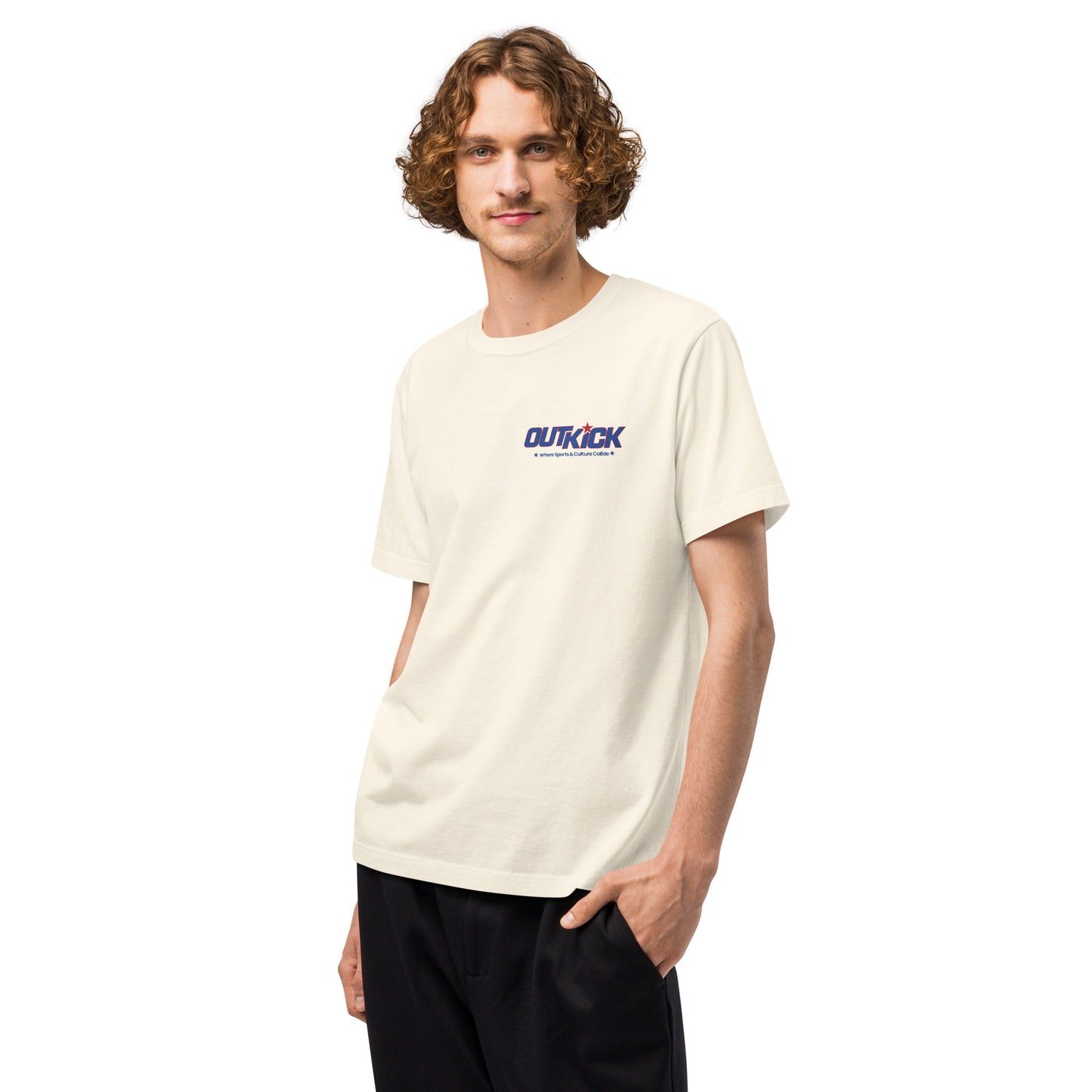 OutKick Uncle Sam Football Oversized T-Shirt