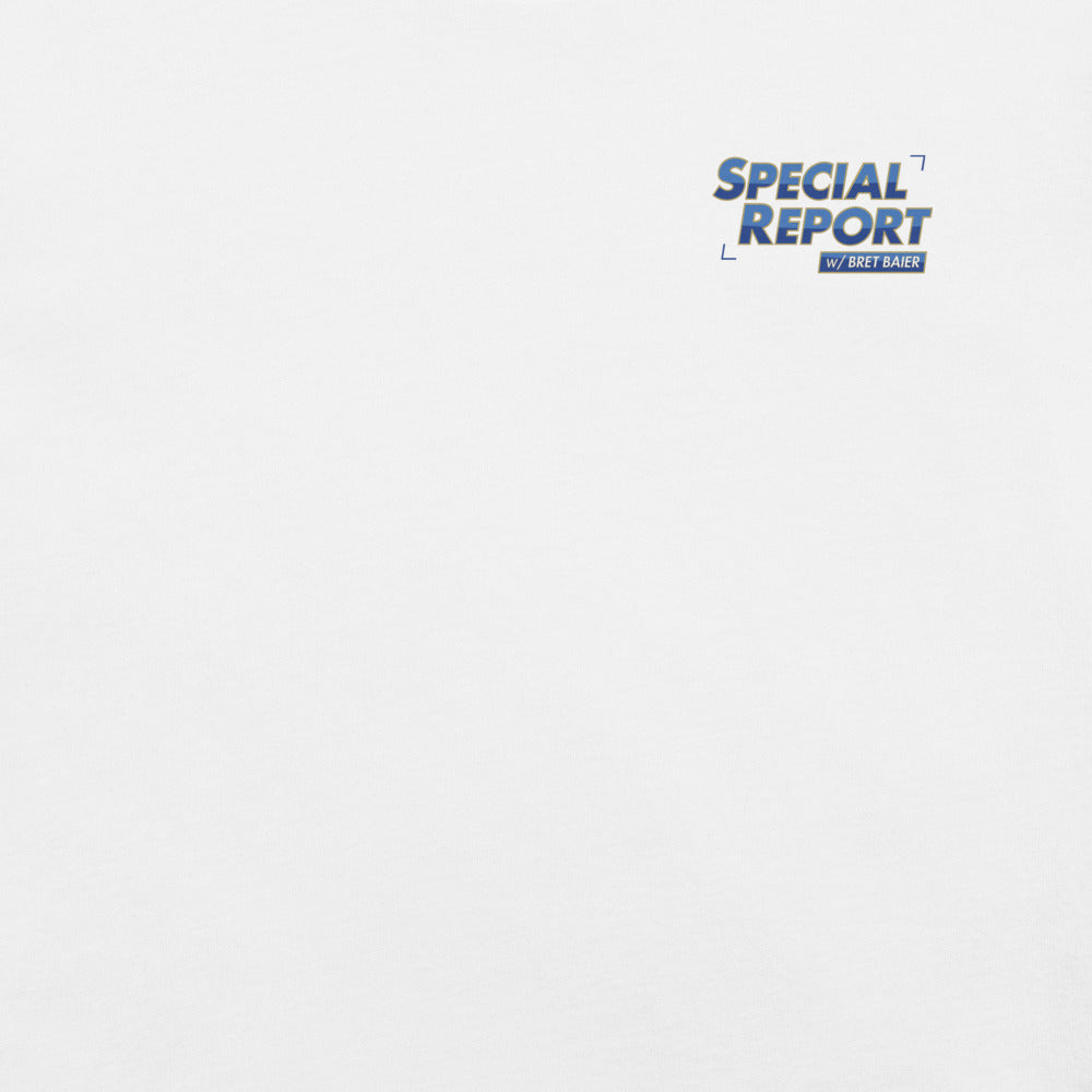 A clean lifestyle product shot of the unisex cotton t-shirt highlighting its classic fit and bold patriotic design.