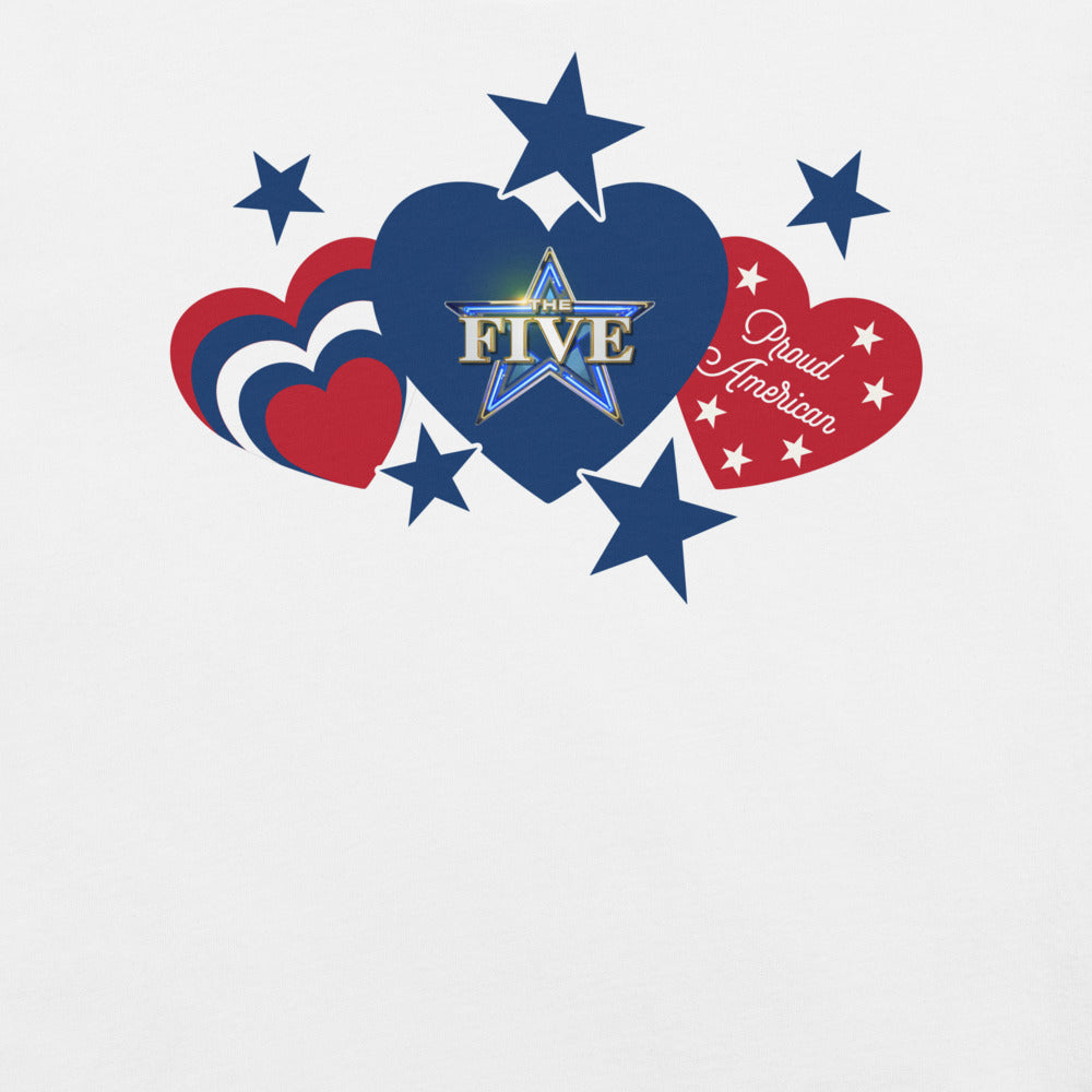 The Five Hearts And Stars T-Shirt White