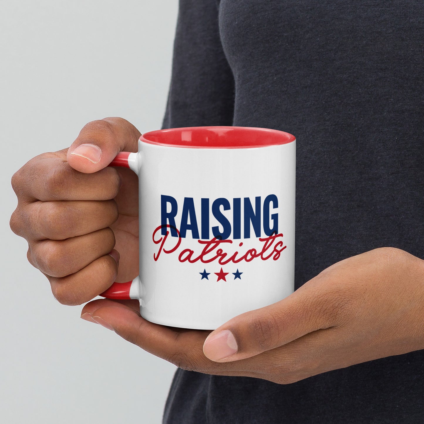 The FOX News mug displayed alongside a morning newspaper in a classic American home environment.