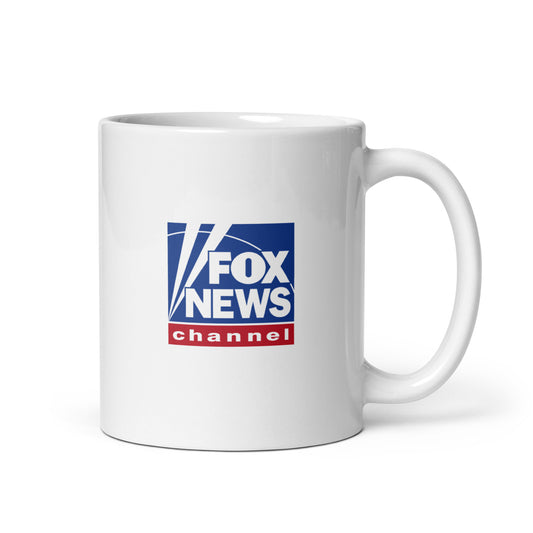 A crisp, close-up studio shot of the FOX News 1776 State Of Mind mug showcasing the bold patriotic logo and typography.