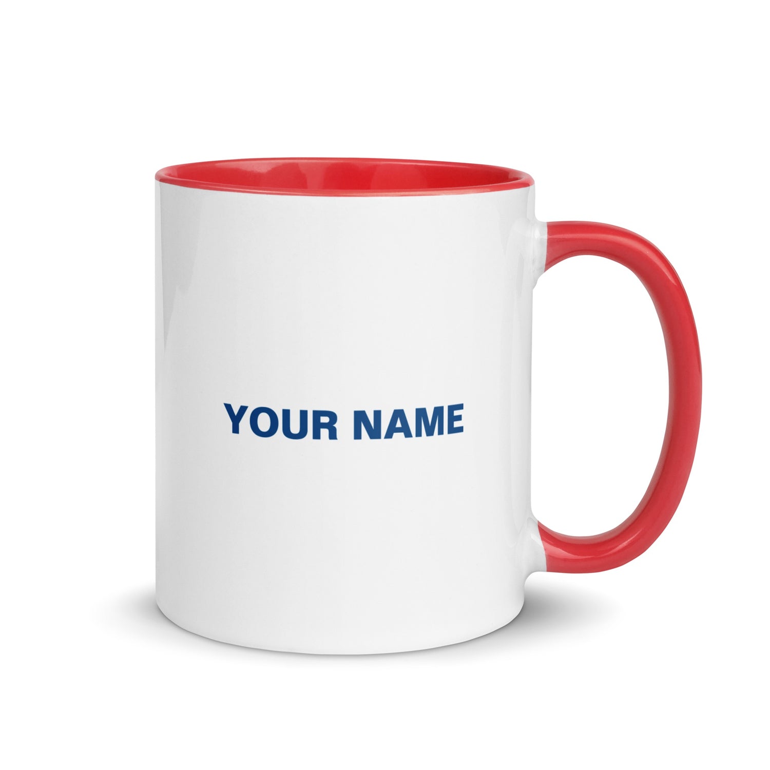 A loyal viewer holding the official Jimmy Failla personalized mug in a cozy, suburban morning setting.