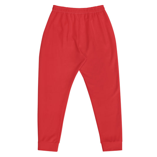 Close-up of the FOX News logo and America is Watching graphic printed clearly on the leg of the red joggers.