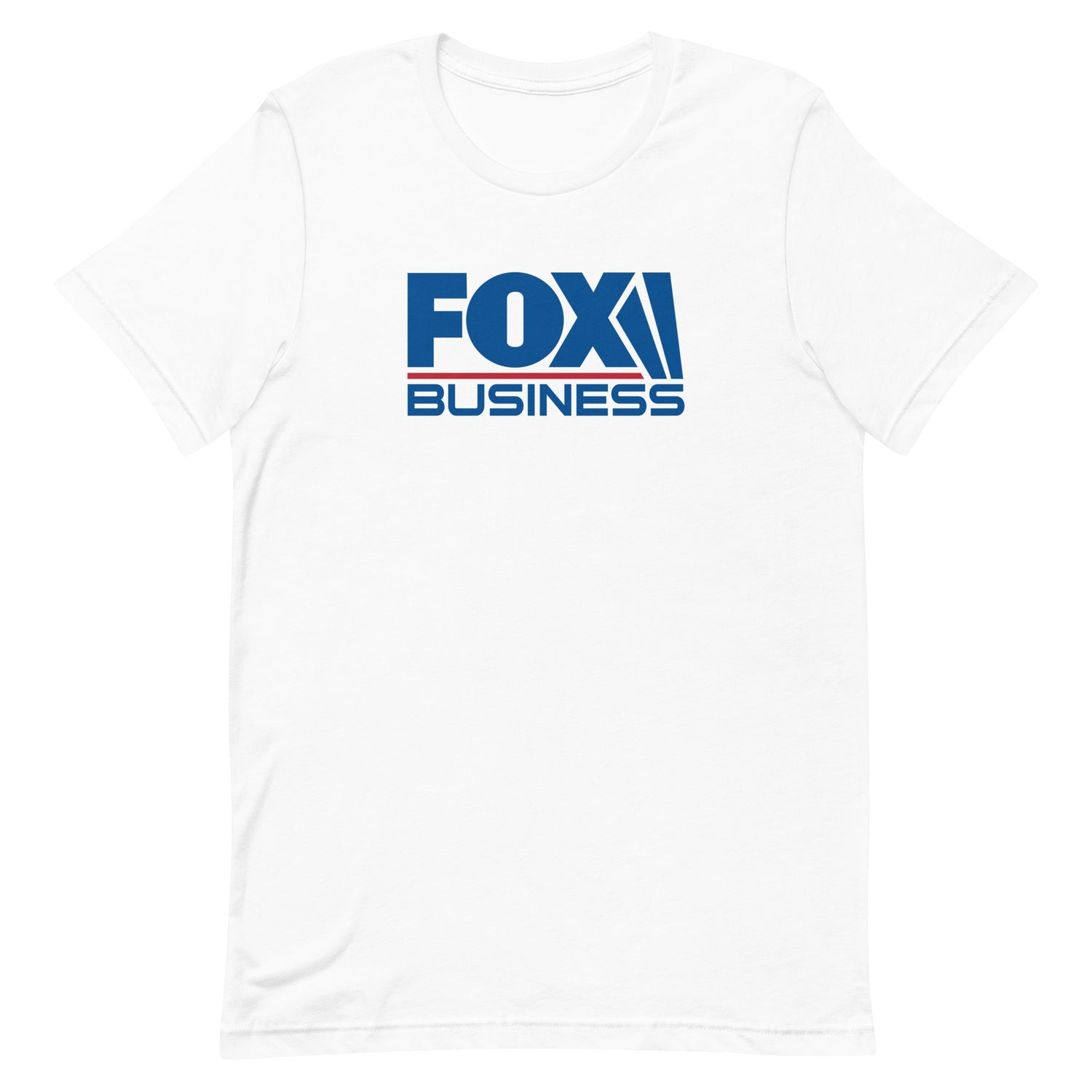 The FOX Business Logo Unisex Tee displayed neatly against a clean studio background.